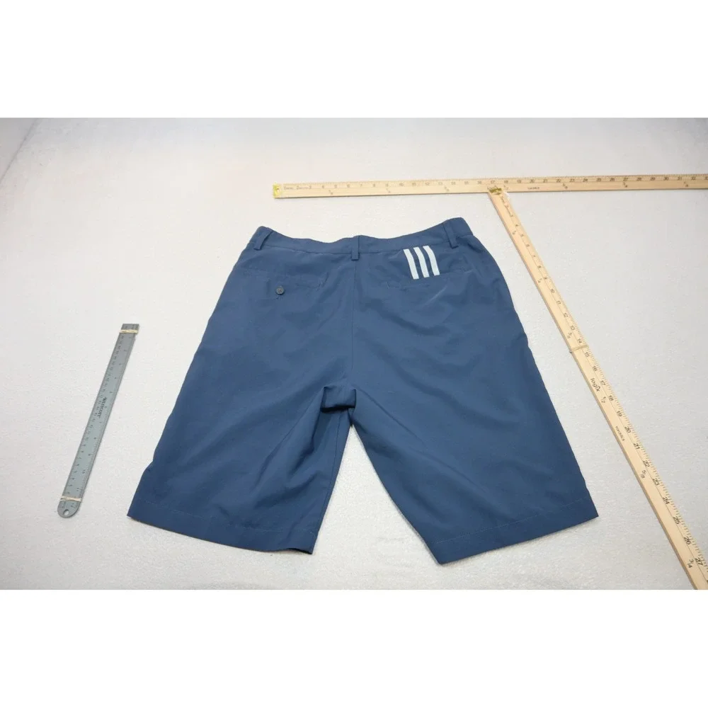 Adidas Golf Shorts Men Size 32 Blue Climalite Performance Active Excellent